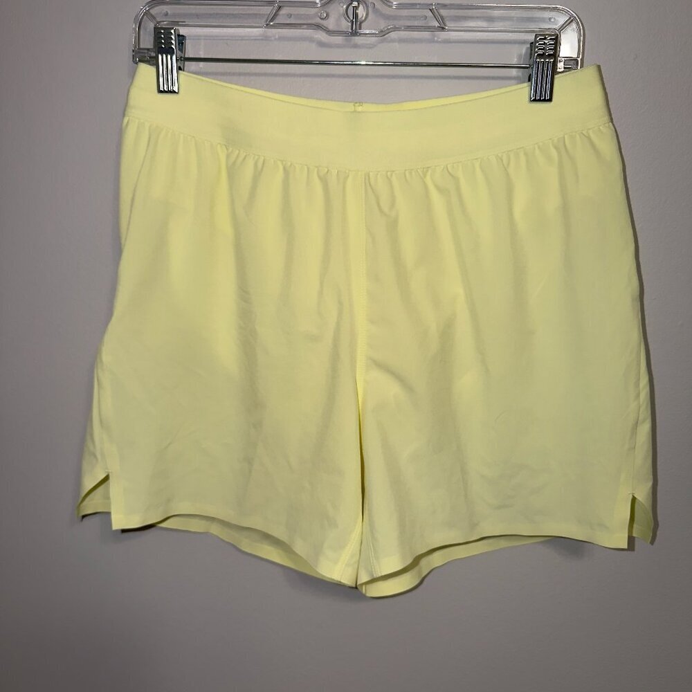 All in Motion Athletic Shorts Womens Size M Yellow Running - Picture 2 of 4